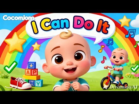 I Can Do It 💪 | Cocomelon Style Kids Song