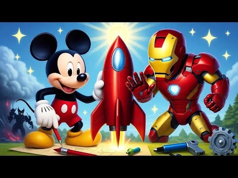 🐭🦾 Mickey Mouse Meets Iron Man! | Epic Superhero Adventure 💥✨