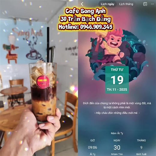 Cà phê chỉ 15k tại Song Anh Coffee, thưởng thức ngay!