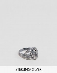 ASOS Snake Ring In Sterling Silver | ASOS