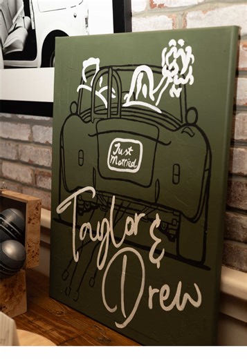 DIY Wedding Decorations: Hand-Painted Masterpieces