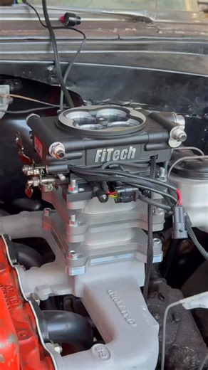 The Joel Riley Factor on Instagram: "Chevy 235 Inline-6 EFI Swap: Part 2! • • • @fitech_efi @fitech_mike @masonramsey #restoration #projectcar #willitrun #belair #trifivechevy #55chevy #inline6 #efi #fuelinjection"