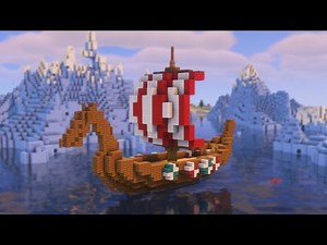 How to Build a Viking Ship in Minecraft | Step-by-Step Build Tutorial