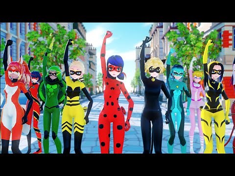 【MMD Miraculous】Follow the Leader【Ladybug and Friends】【60fps】