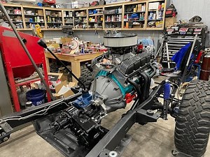 1979 Jeep CJ5 Restoration Episode 31: Mounting Transmission and Transfer Case to Block