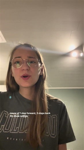 cover of 1 step forward, 3 steps back by olivia rodrigo 💜 #coversong #oliviarodrigo #singing