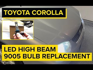 How to Install LED High Beam Headlights – Toyota Corolla (1998-2002) | 9005 LED Bulb Upgrade