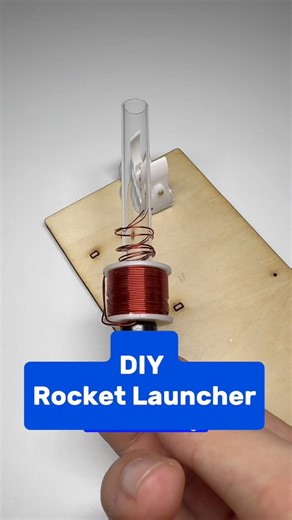 arduiNote | Crazy DIY Tiny Coil Gun Launcher Project #electronics #diy #engineering #viral | Instagram