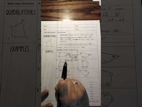 Math 8: Quadrilaterals