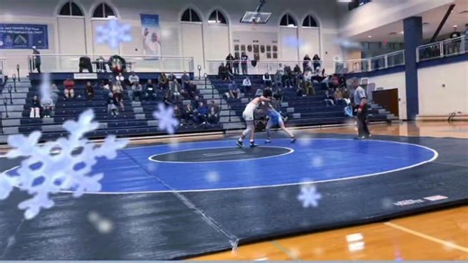 Senior Robbie Schallert Scored a Huge upset pin to lock up a Solid victory over a Very good SLUH Team...Way to come up big for the Team!!! Crusaders are now 9-0 🤼🏻‍♂️💛💙 | Althoff Crusaders Wrestling