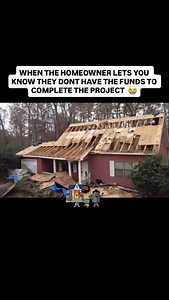 What would you do if the $10,000 deposit you received bounces, the home needs 45 sheets of OSB decking and the homeowner lets you know… I don’t have the funds to complete my roof AFTER you torn off the roof? 😭 Sheeeeshhhhh…clean up aisle ROOF! #oops #roofing #roofs | Donavan Anthony Morgan