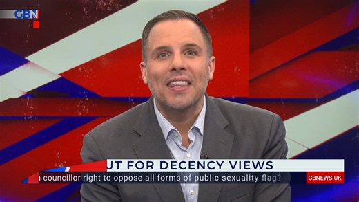 'I understand the pride movement is about different sexualities. No problems... I don't want any sexuality flags up on our high-street' Essex Tory Councillor Angela Kilmartin joins @DanWootton to discuss being suspended for personally opposing all forms of public sexuality flag | GB News