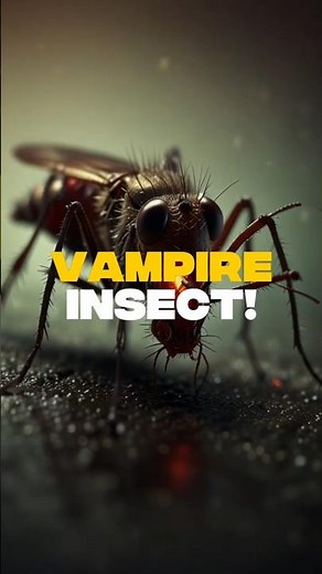 The Vampire Insect That Drinks Blood | Animals Facts #facts #animals