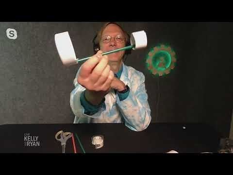 Science Bob Makes a Paper Glider with Index Cards and a Straw