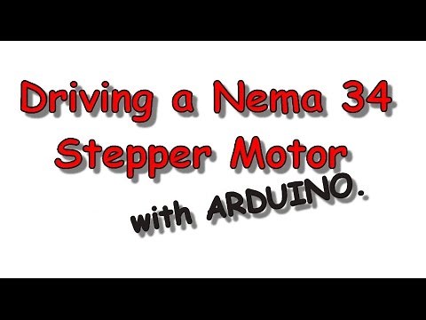Driving a Nema 34 Stepper Motor with Arduino. Code attached.