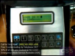 LaGard SmartGard Electronic Safe Keypad - Using Program Code to Remove Master User