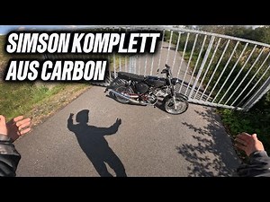 SIMSON S51 KOMPLETT AUS CARBON, überall Details