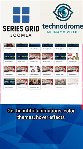 Article Manager Website Frontpage #joomla #wordpress #software #seriesgrid