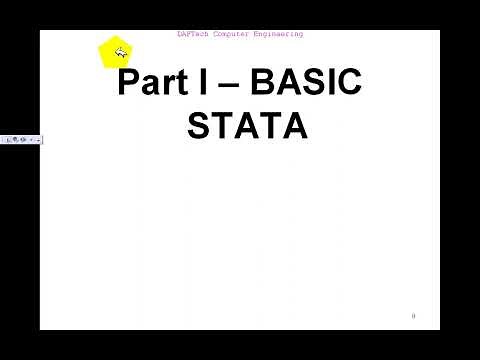 STATA AMHARIC TUTORIAL PART 1 STATA ስልጠና በአማረኛ ክፍል 1