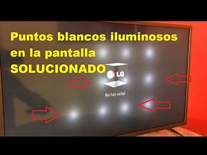 TV LED puntos blancos en la pantalla SOLUCIONADO