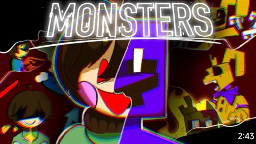 [FNF]| MONSTERS IN DISGUISE | An Fnf Monsters Fnaf Remix