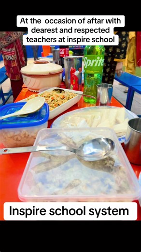 Aftar Celebration with Teachers at Inspire School