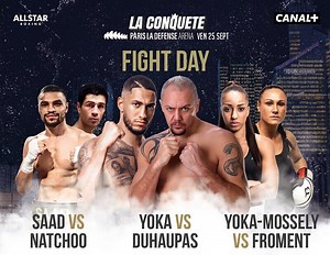 Tony Yoka vs Johann Duhaupas - Infos Direct live et Résultats des combats