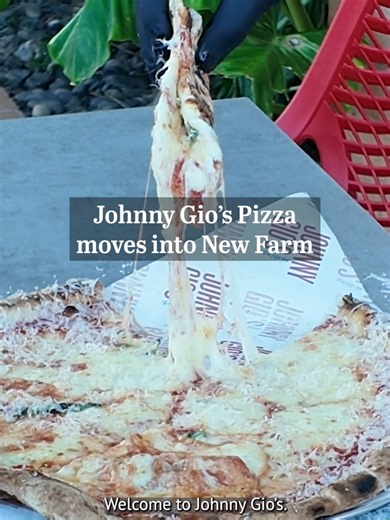 Johnny Gio's Pizza has moved into New Farm. ⁠ ⁠ The popular southern pizza joint has opened on Merthyr Road and is serving decadent pizzas with hand-stretched bases, cooked in brick ovens.⁠ ⁠ Here's a taste of what's on the menu. ⁠ Video: Markus Ravik #johnnygiospizza #brisbane #brisbanefoodie #brisbaneplacestoeat