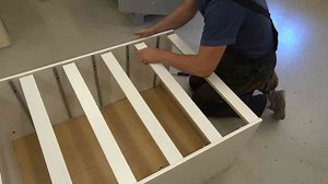 Watch how antique restorer restores a cheap laminate dresser!