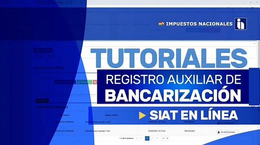 TUTORIAL REGISTRO AUXILIAR DE #BANCARIZACIÓN EN SIAT EN LÍNEA 🤓 Aprende todo lo que necesitas saber sobre el procedimiento de Bancarización ‼️‼️ Toma en cuenta los plazos y vencimientos 📌 Recuerda compartir 👍 Dale like #UnidosHaciaElBicentenario #ServicioDeImpuestosNacionales #CulturaTributariaBolivia #tutorial #impuestos | Cultura Tributaria Bolivia