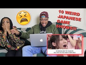 Couple Reacts : 10 Weird Japanese Game Shows Reaction!!!