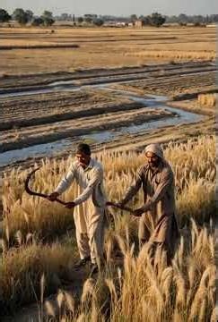Gaon Ki Zindagi | Cows Drinking Water from Canal | Peaceful Rural Scene 🐄🌾