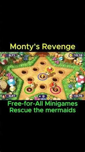 [Minigames- Mario Party Superstars] Rescue the mermaids - Daisy vs. Peach vs. Rosalina vs. Pauline