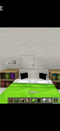 A better minecraft bed for you survival #minecraftbuilding #minecraftbed