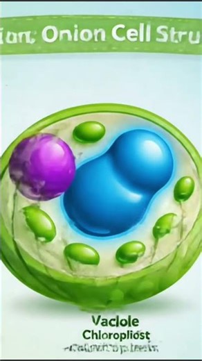 structure of onion cell #usa #science #motivation #changeyourmindsetchangeyourlife