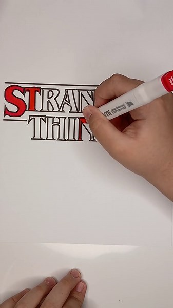 Coloring Inspired by Stranger Things Characters