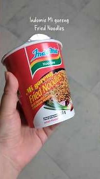 How to prepare Indomie Mi Goreng Fried Noodles cup