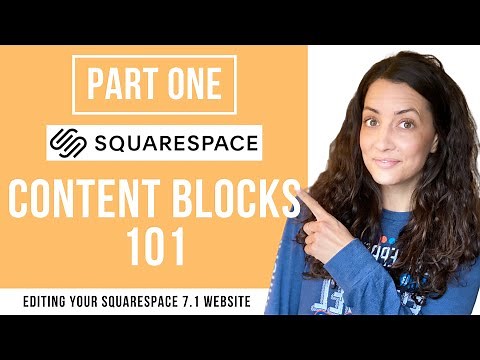 Squarespace Tutorial [2020] Add and Edit Content Blocks