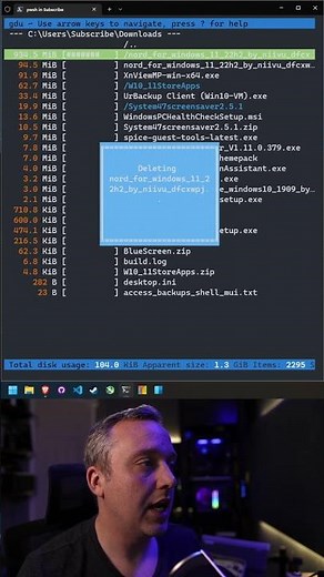GDU - Windows CLI Disk Usage