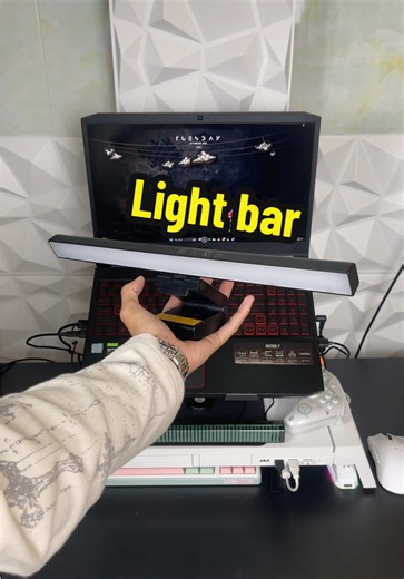 Light bar💡 #DVGaming #xyzbca #lightbar #monitor #laptop