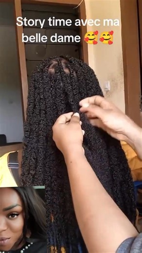 Most beautiful loose braids hairstyle tutorial | NanyaGrands Nwabueze