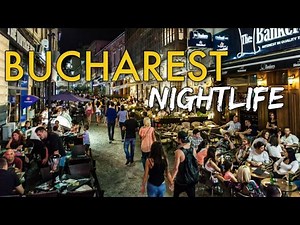 Bucharest, Romania Night Life! Walk Through Saturday Night in Old Town 😈