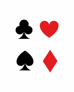 Play Card Suits SVG, PNG, EPS, Dxf, Jpg Digital Download - Etsy