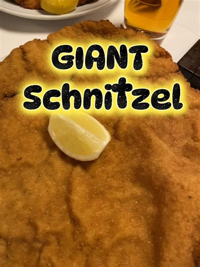 Figlmüller in Vienna, Austria I tried one of the biggest schnitzels ever! 🤯 It’s so large it covers the entire plate and comes out perfectly crispy and golden. Follow for more amazing food spots and unforgettable dishes from around the world! 🍽️#schnitzel #fyp #vienna #fuglmuller