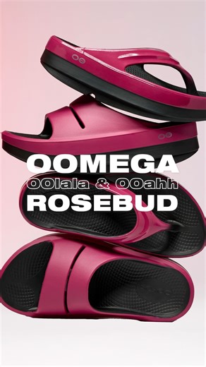 Elevated color combos for elevated style & mood. Shop all-NEW OOmega OOahh & OOlala Stacked Rosebud. | OOFOS