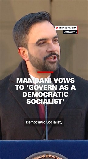 New York City Mayor Zohran Mamdani vowed to govern "expansively and audaciously" and to "govern as a Democratic Socialist" in his inaugural speech outside City Hall. Read more: https://cnn.it/4qzdqTp | CNN International