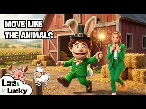 Animal Movements for Kids | Learn Farm Animals by Dancing | Interactive Movement Song