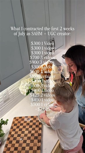 I am so grateful I get to do this and stay home with my babies. 👶🏼 This isn’t easy - like it’s deffff hard work! But I wouldn’t have it any other way. All glory to GOD 🕊️ This doesn’t include affiliate sales, Airbnb Co-hosting income or my Amazon income, it’s wild. But it took me years to get here. Years of very cringe worthy content and a lot of courses invested and education/ trial and error!! Starting UGC since January has been the biggest blessing and I’m so grateful to work with such ama