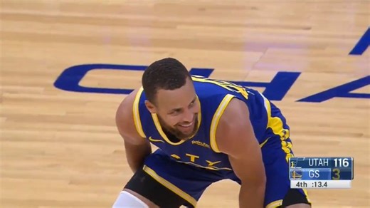🎥 Stephen Curry Spoils Jazz's 12-0 Run With Ultimate Clutch Moment