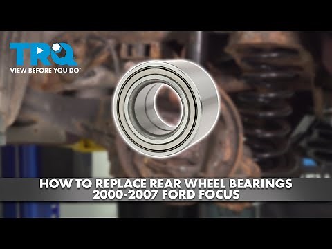 How to Replace Rear Wheel Bearings 2000-2007 Ford Focus